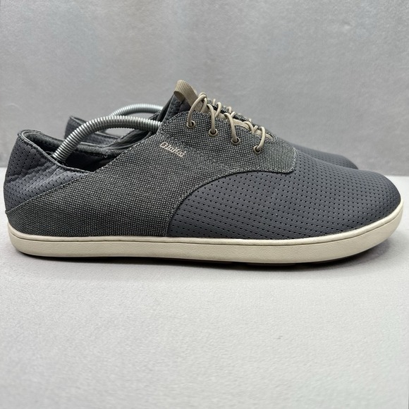 OluKai Other - OluKai Nohea Moku Mens Size 12 Shoes Slip-On Gray Mesh Comfort Sneakers